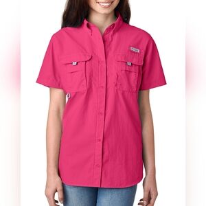 Columbia Pink Short Sleeve Shirt